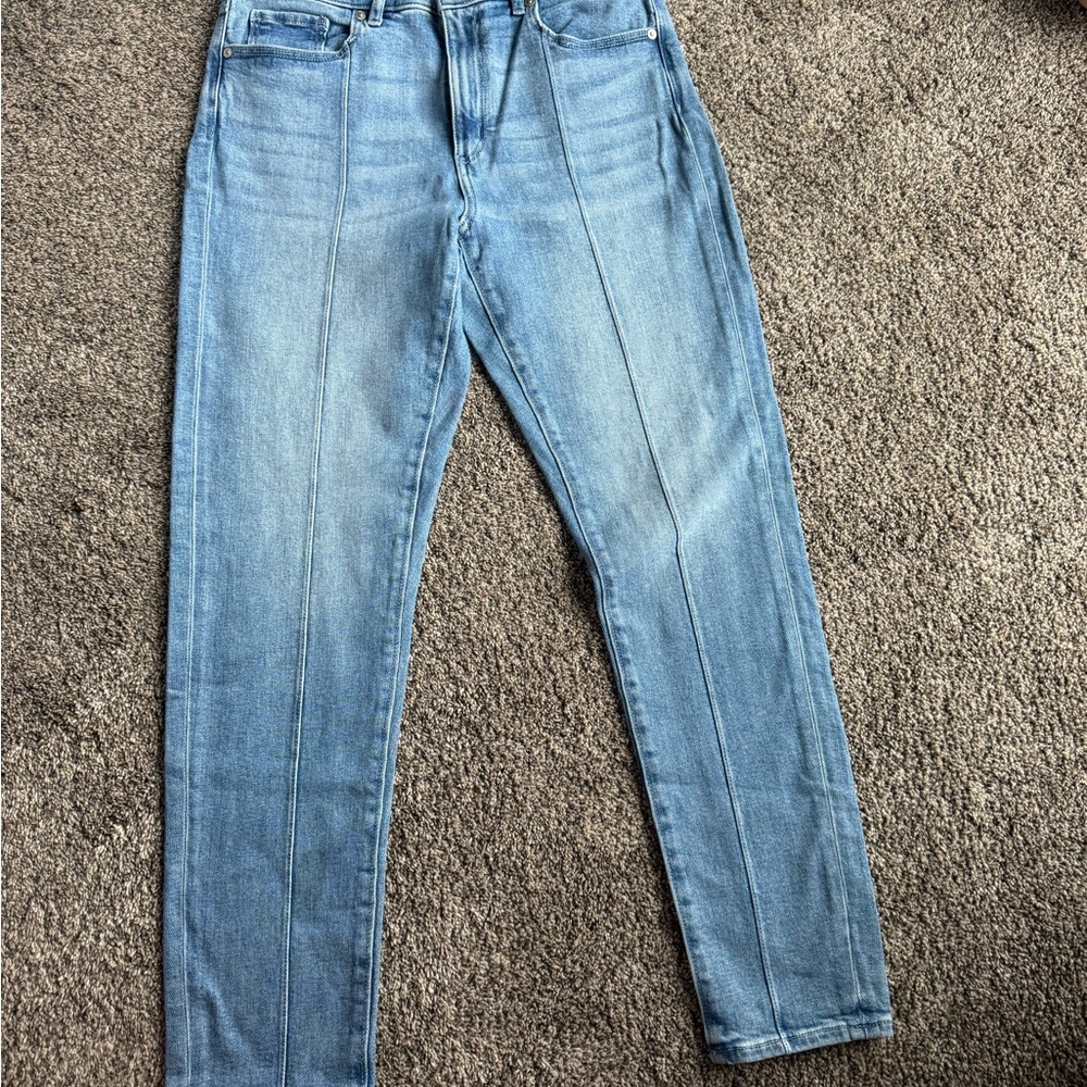 LOFT Light Blue Curvy Mid-Rise Skinny Jeans